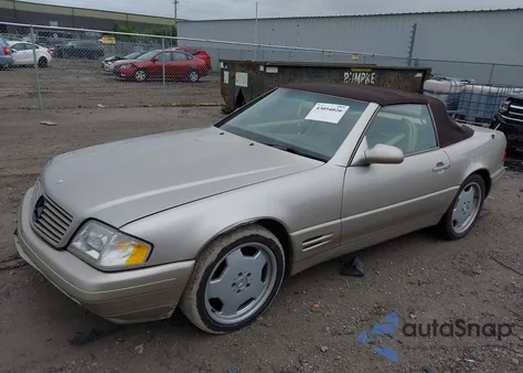 1999 Mercedes-Benz Sl 500 z USA, uszkodzony, nr VIN WDBFA68F0XF174126